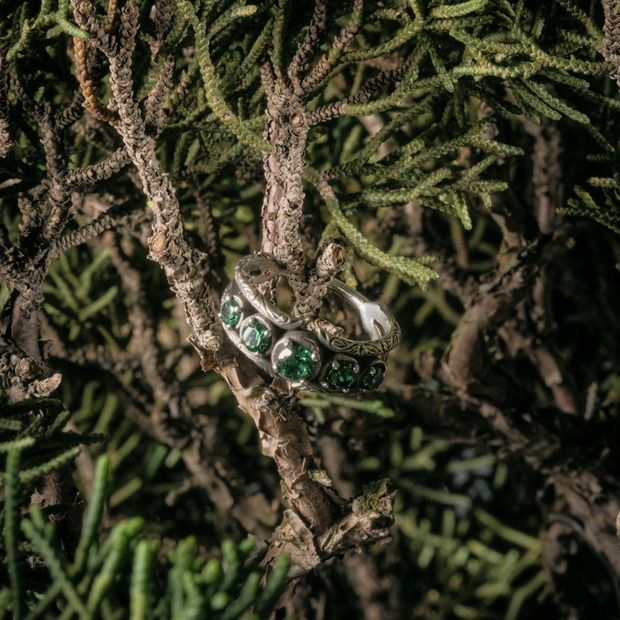 Engraved Matsuba Ring 【Antidote Buyers Club × TRADMAN'S BONSAI】 詳細画像